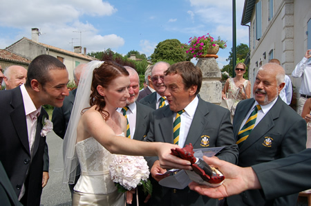 At a wedding in bergerac, France